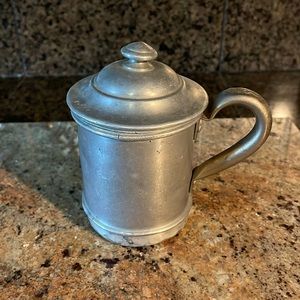 Antique tea/coffee strainer pot